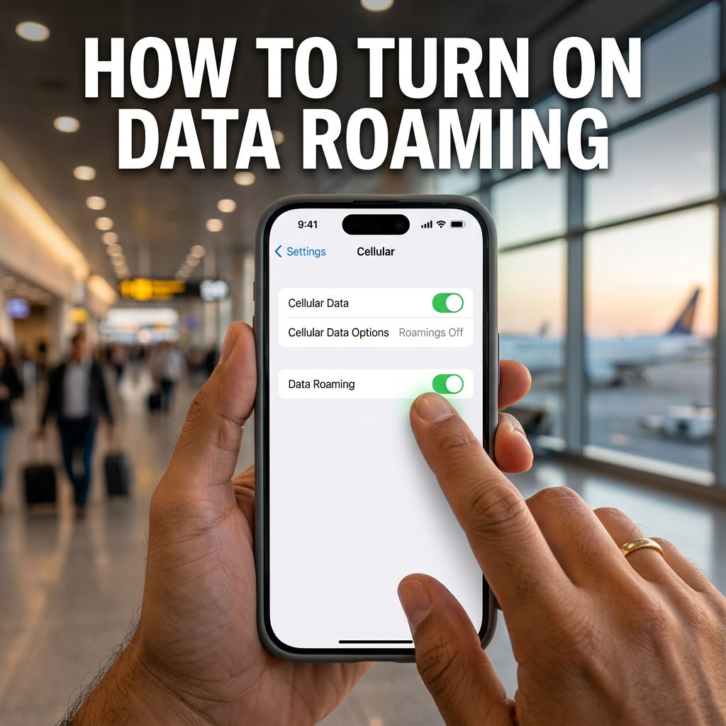 How to Turn On Data Roaming for Your Kwetu eSIM