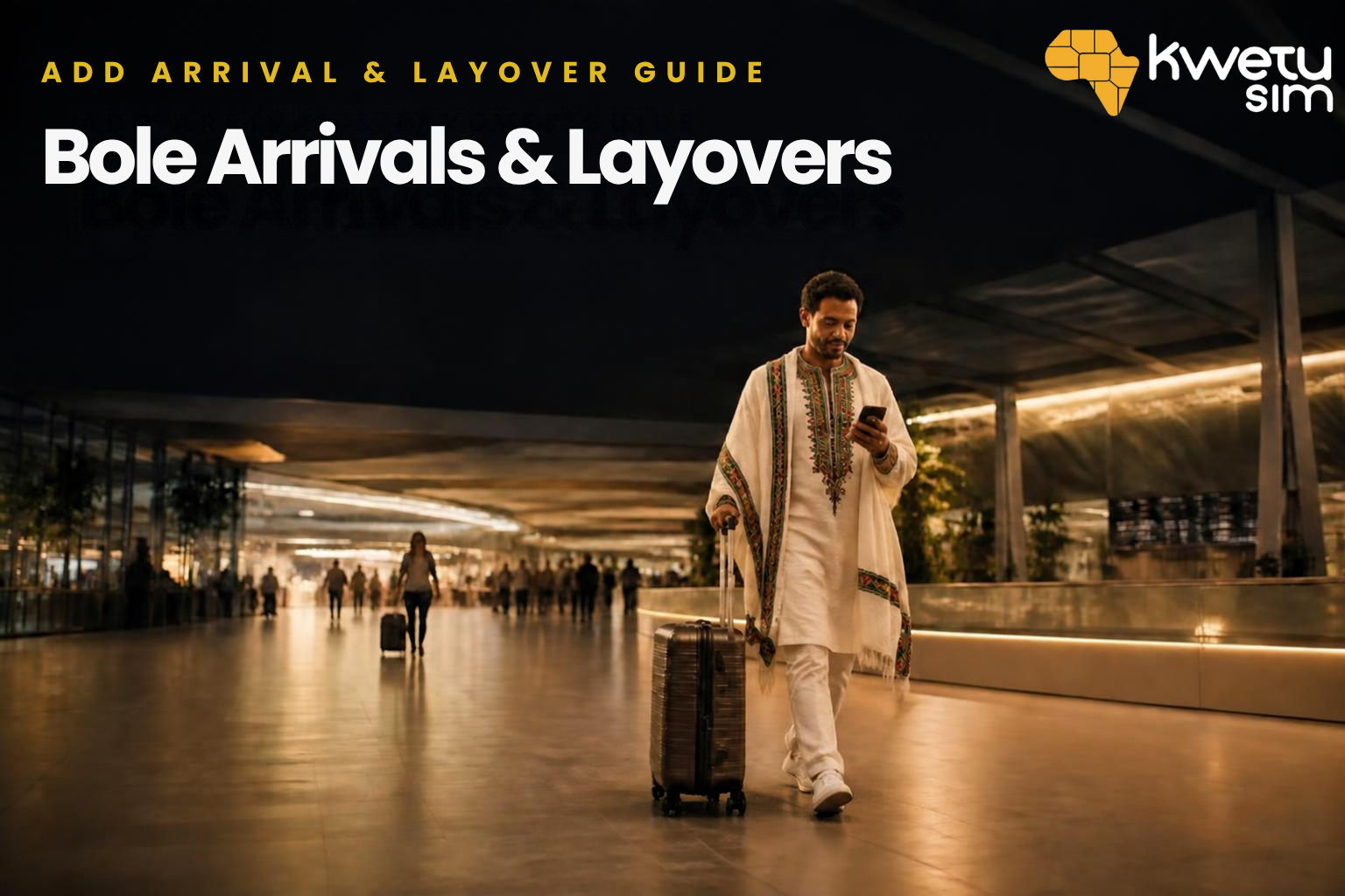 Addis Ababa Airport eSIM: Bole Arrivals & Layovers