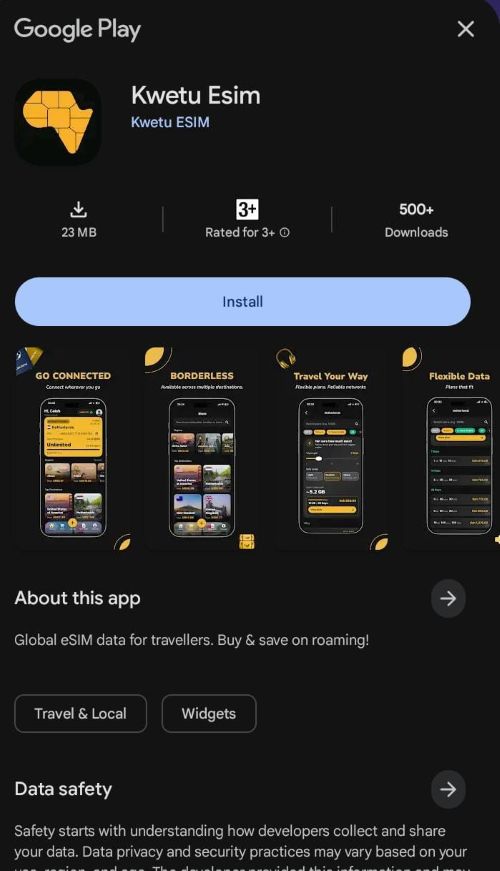 How to Download the Kwetu eSIM App on Android